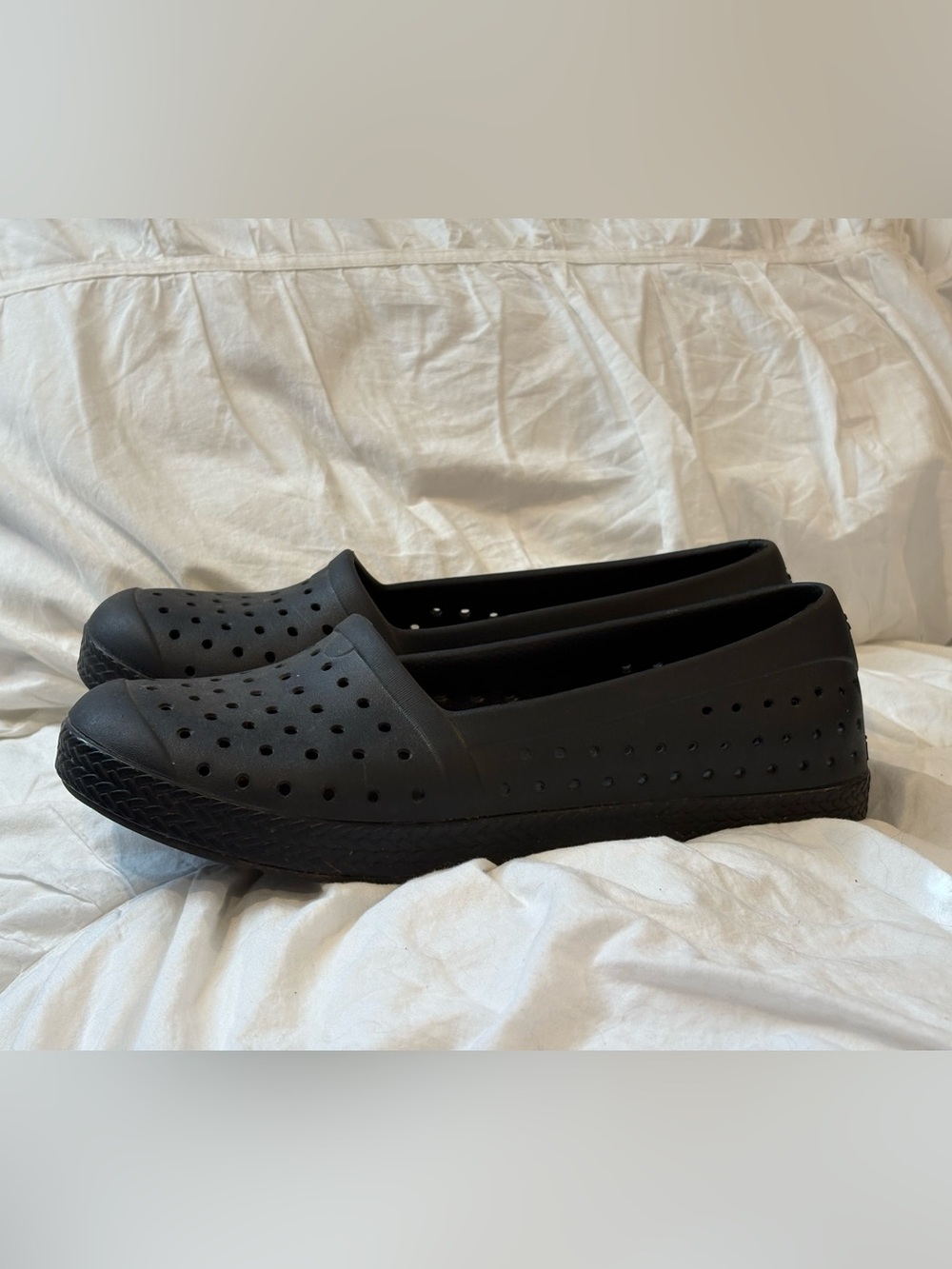 🌷Joybees Black Perforated Slip On Flats Water Shoes Size W10 3/$30